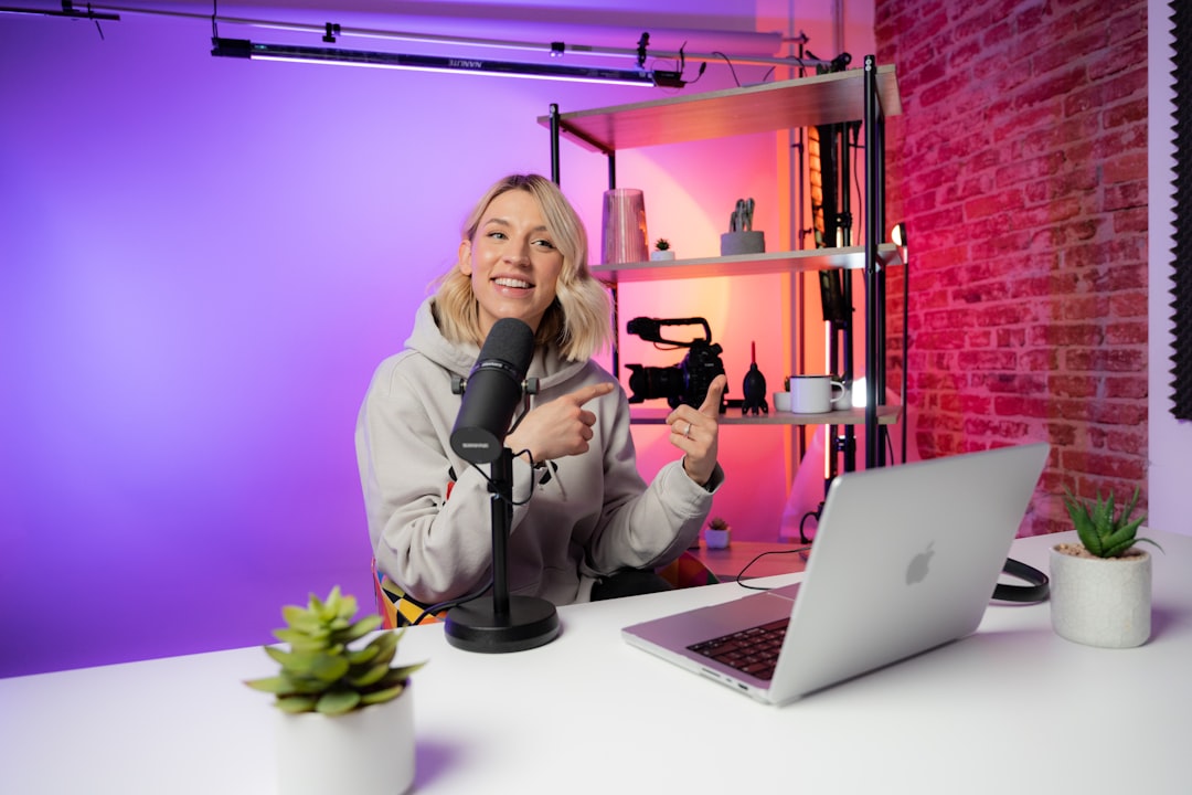 Content creator receiving feedback